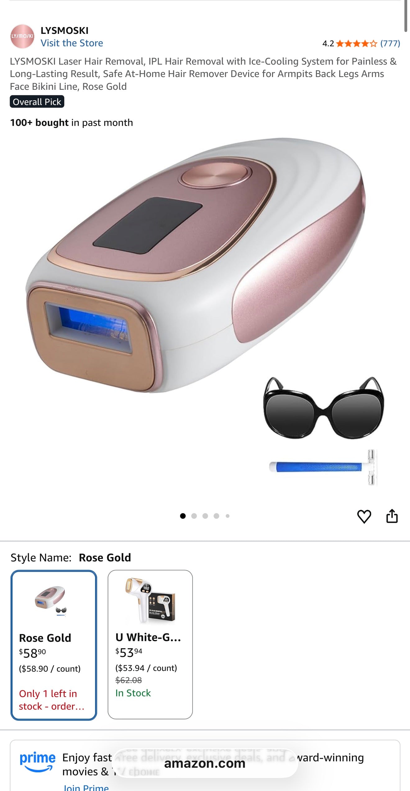 IPL Hair Removal Laser