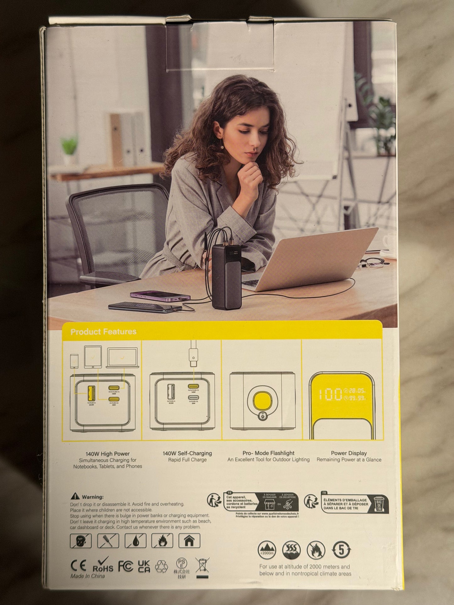 140W 27000mAh Powerbank