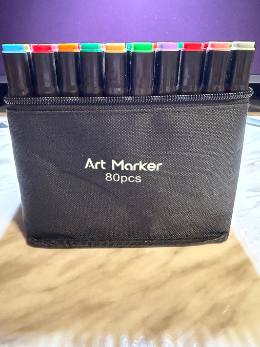 Alcohol Based Markers - 80PCS