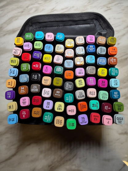 Alcohol Based Markers - 80PCS